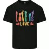 Lgbt Segno Language Love È Gay Pride Giorno Uomo Cotone T-shirt