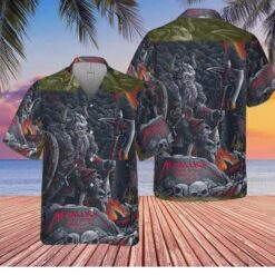 METALLICA M72 American Tour Minneapolis Hawaiian Shirt