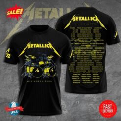 Master of Metal – Metallica M72 Tour 2025 3D Shirt