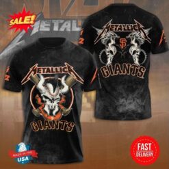 Metallica 2025 Tour GIANTS 3D Shirt