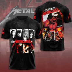 Metallica 3D T-Shirt Tour 2025 Killem All Shirt