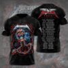 Metallica 3D T-Shirt Tour 2025 Shirt