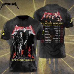 Metallica 3D T-shirt Tour 2025 Hot Shirt