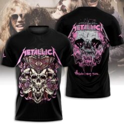 Metallica 3D Tshirt Tour 2025 For Music Lover