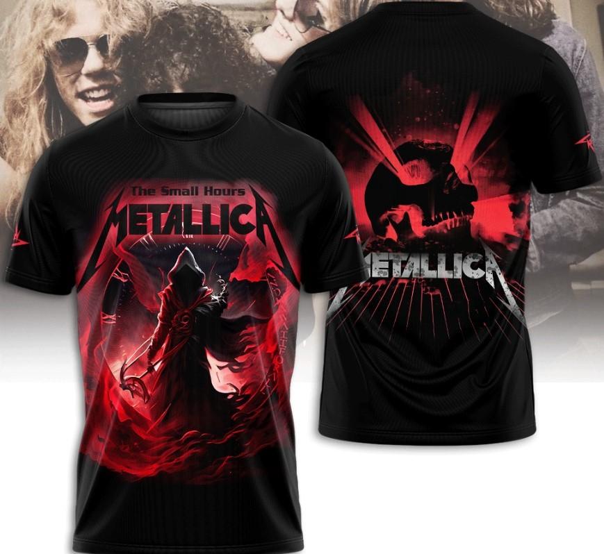 Metallica Band 3D Tshirt Tour 2025