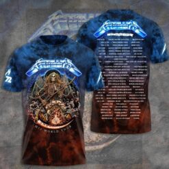 Metallica Concert M72 World Tour Date 2025 3D Shirt