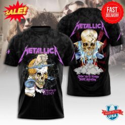 Metallica M72 2025 3D Shirt – Heavy Rock Tour Tee
