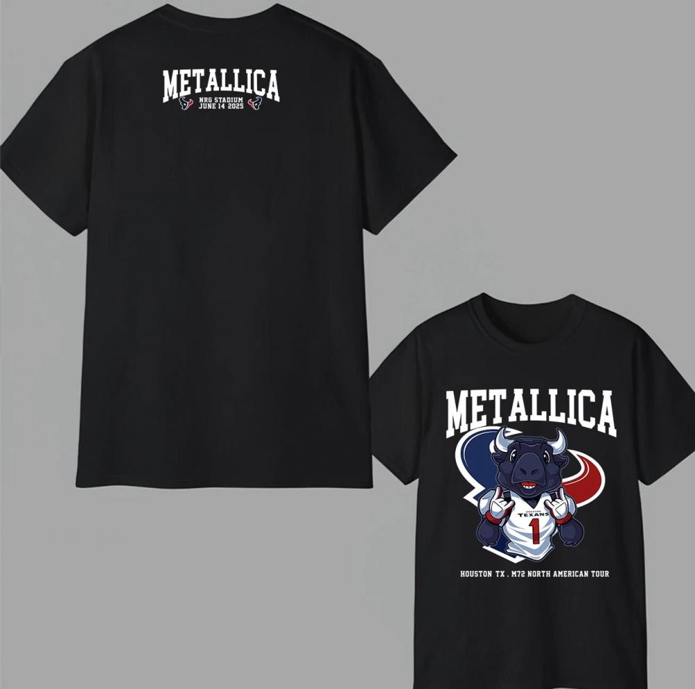 Metallica M72 Houston Texas North American Tour NRG Stadium June 14 2025 T-Shirts