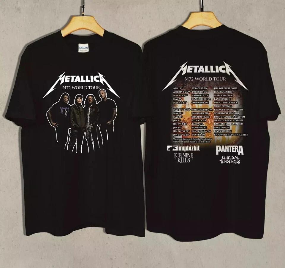 Metallica M72 World Tour 2025 2 Sided T-Shirts