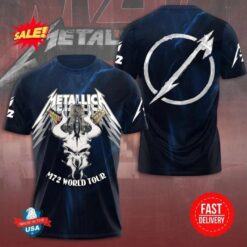 Metallica M72 World Tour 2025 3D TShirts