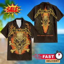Metallica M72 World Tour 2025 Show In Toronto On Hawaiian Shirt