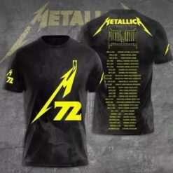 Metallica M72 World Tour 2025 Unisex 3D T Shirt