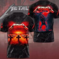 Metallica M72 World Tour Date 2025 3D T-Shirts
