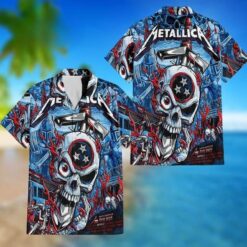 Metallica M72 World Tour Date 2025 Hawaiian Shirt