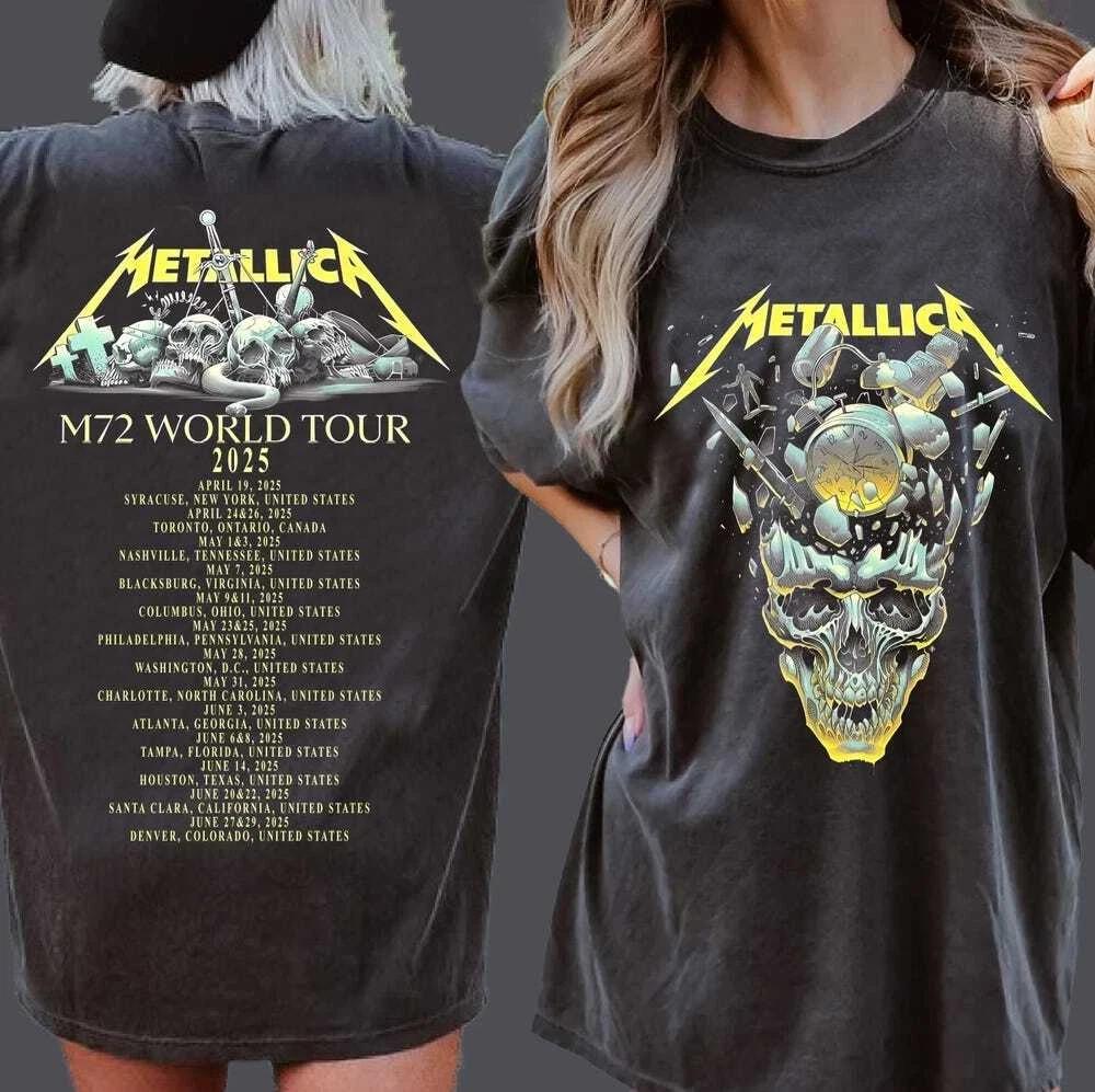Metallica M72 World Tour Two Sided T-Shirt