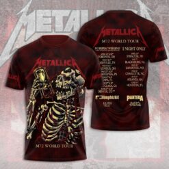 Metallica Vintage Style 3D Shirt