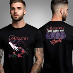 Ministry North America 2025 Tour With Sympathy Two Sided Unisex T-Shirt