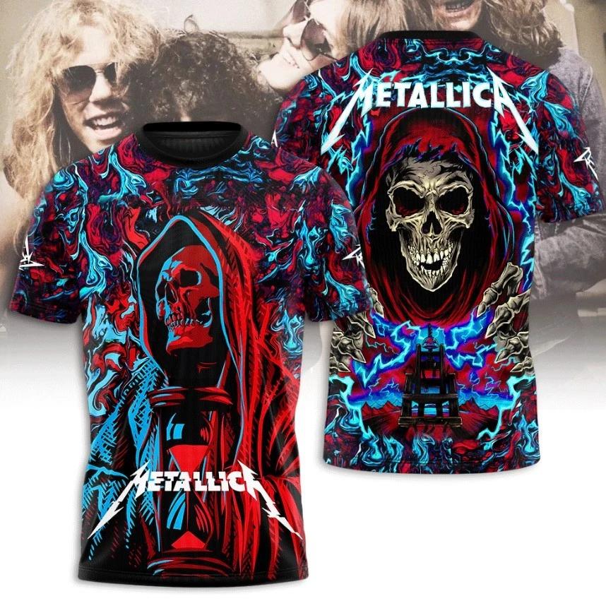 New Metallica Band 3D Shirt Tour 2025