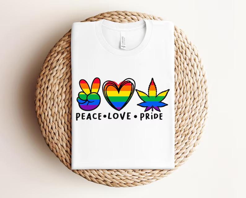 Peace Love Pride Shirt