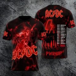 Power Up ACDC Tour 2025 3D Style4 T-Shirt
