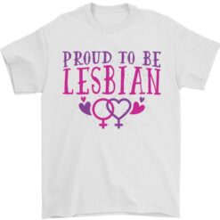 Proud To Be A Lesbian Lgbt Gay Pride Awareness T-shirt