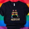 Rainbow Pride Ally Cat T-Shirt