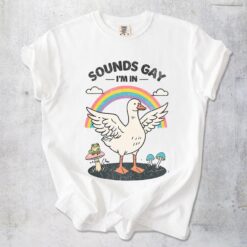 Silly Goose Sounds Gay I’m In Rainbow TShirts