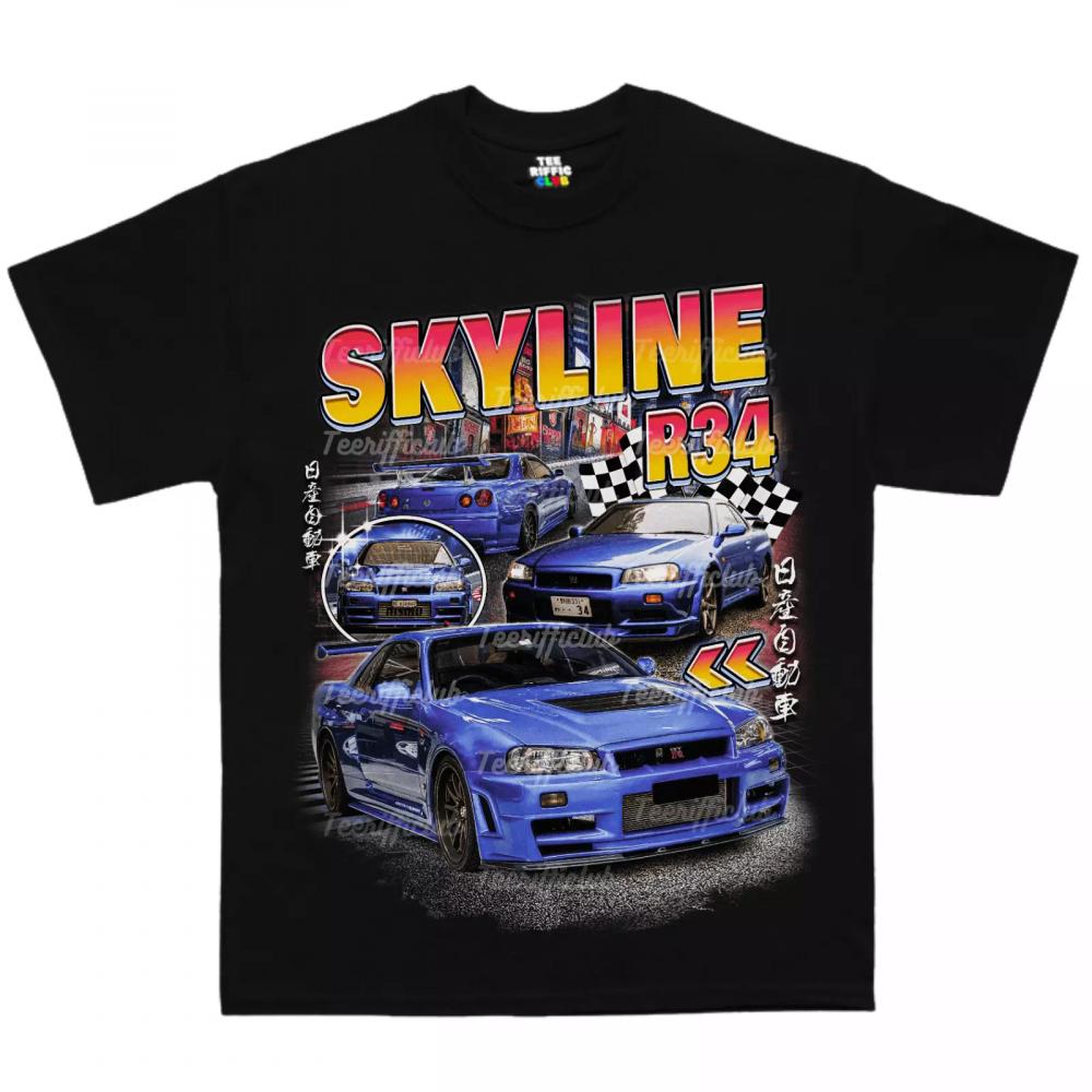 Skyline R34 Gt-t Vintage T-shirt