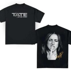 Tate McRae 2025 Miss Possessive T8 Lips Concert T-Shirt