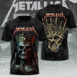 Top Metallica Band 3D Tee 2025 Tour Shirt