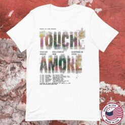 Touche Amore With Militarie Gun Australia Tour This July 2025 Dates T-shirts