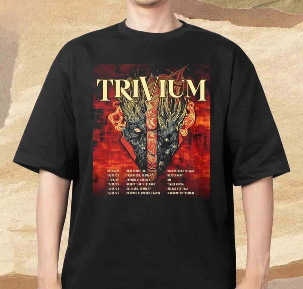 Trivium UK And EU Tour Summer 2025 Merchandise Unisex T-Shirt