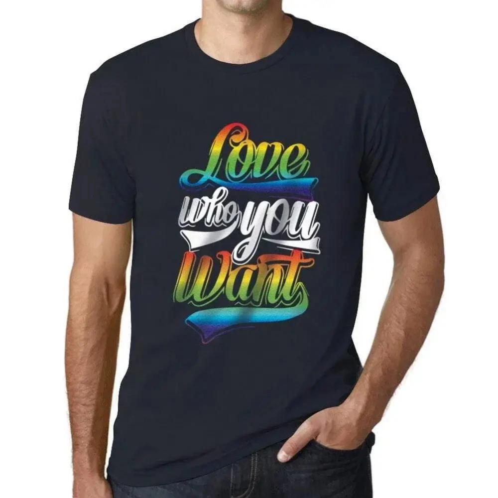 Uomo Maglietta Lgbt Ama Chi Vuoi Lgbt Love Who You Want T-shirt