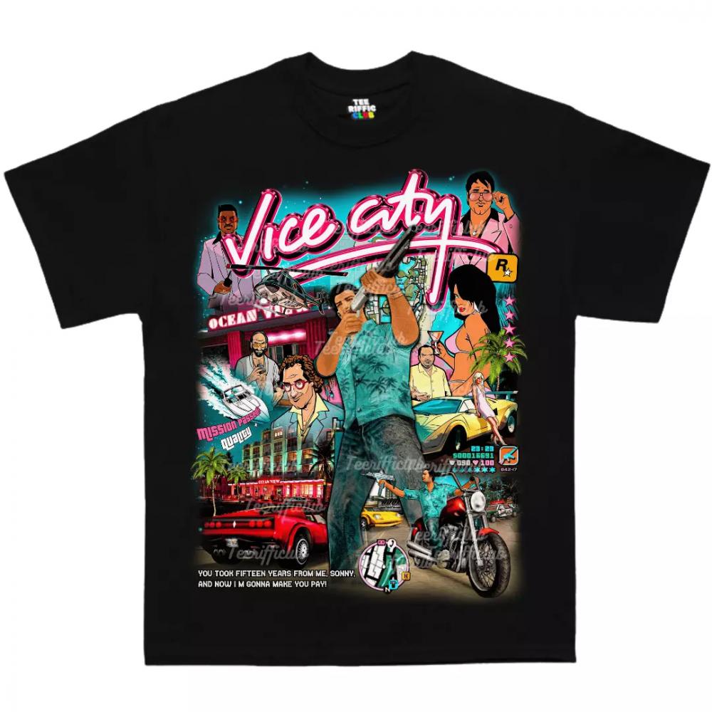 Vice City Miami Vice Gaming Gta 6 Gamer T-shirt