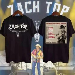 Zach Top Cold Beer & Country Music Tour 2025 T-Shirt