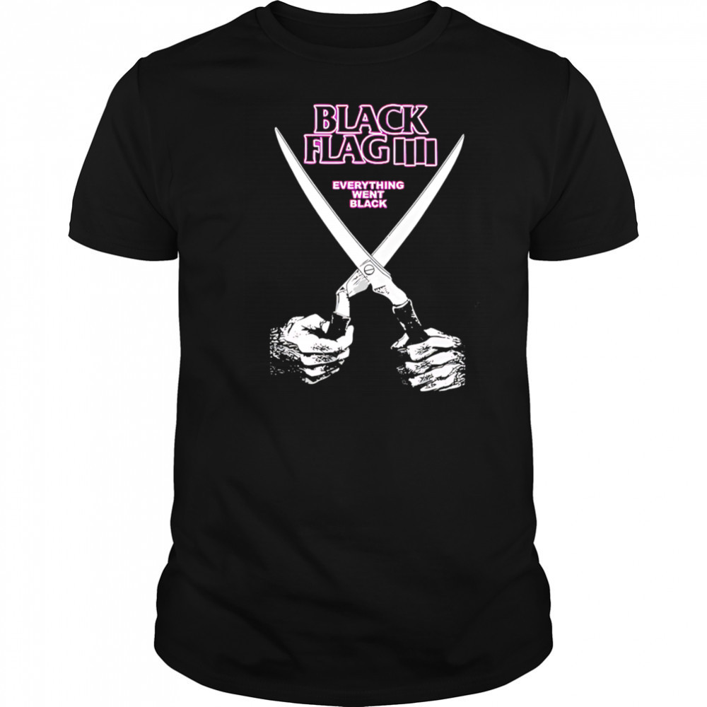 Black Flag Everything Went Black shirt