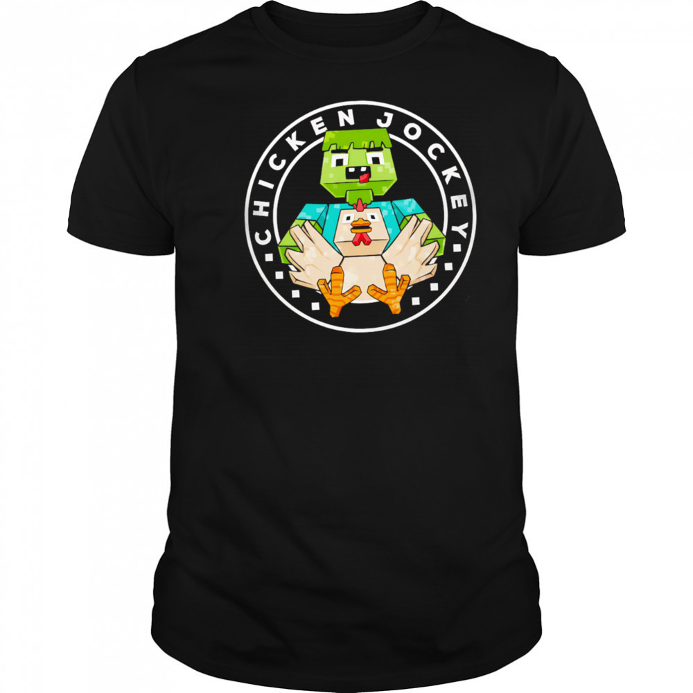Chicken cube solver robot shirt