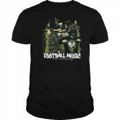 Football Music and Friendship Graphic T Shirt