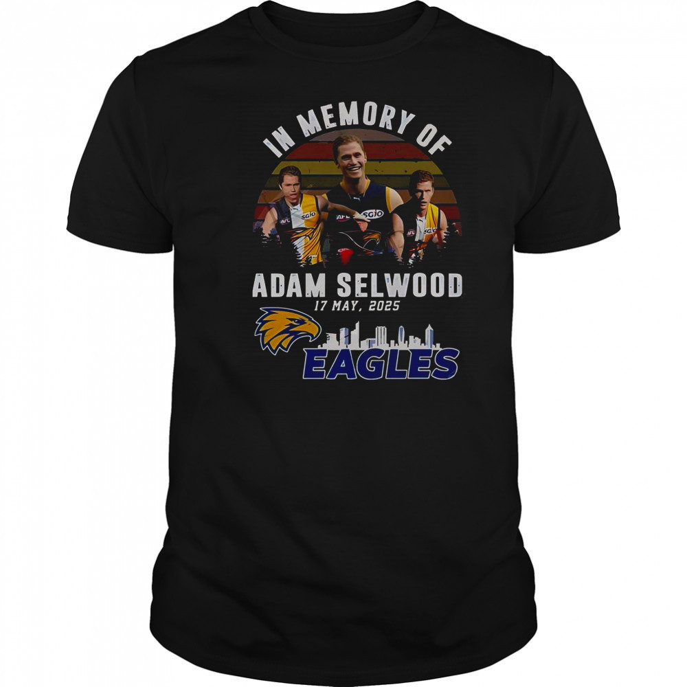 In Memory Of Adam Selwood 2025 X West Coast Eagles Limited Edition T-Shirt
