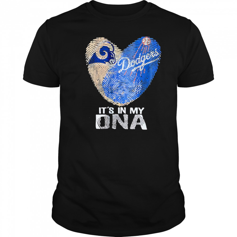 It’s In My DNA Dodgers heart shirt
