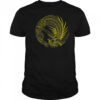 JTxPM 2 Peacock Long Sleeve Cotton Black Shirt