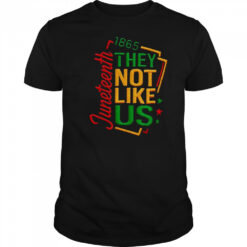 juneteenth 1865 they not like us t shirt