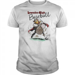 Lowndes High School Baseball Patrick Carlson Art t-shirt
