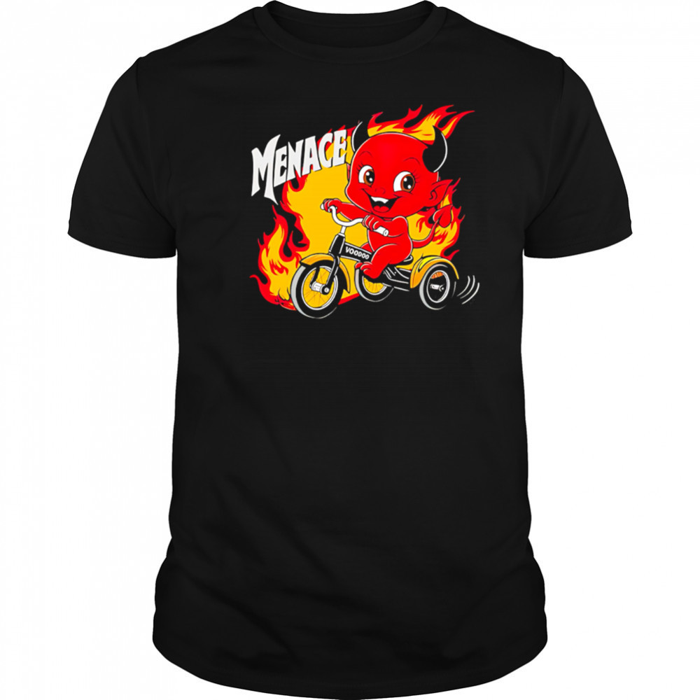 Menace Little Devils Ride A Bike Burning shirt