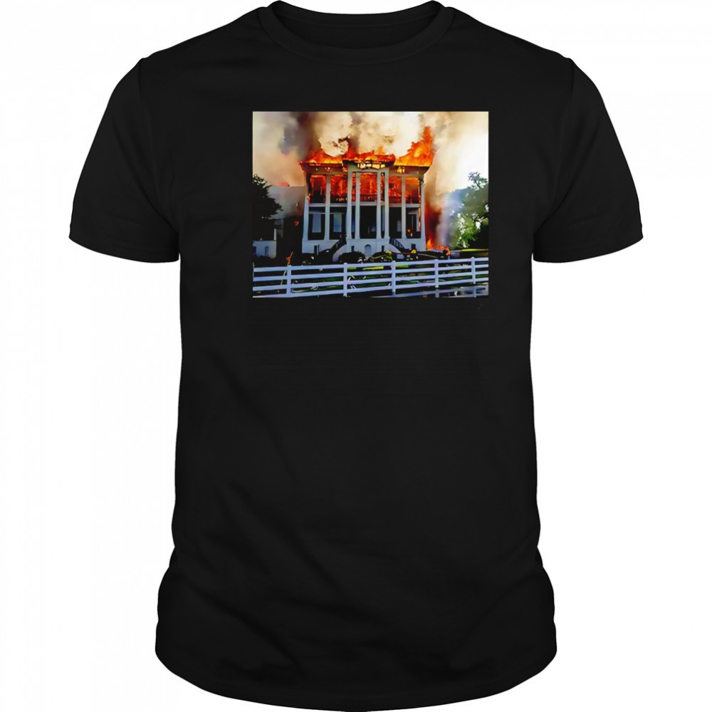 Nottoway Plantation Fire shirt