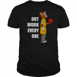 Outwork Everyone Bear Basketball T-Shirt