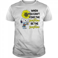 Snoopy drink coffee when you can’t find the sunshine be the sunshine shirt