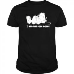 Snoopy I wanna go home shirt