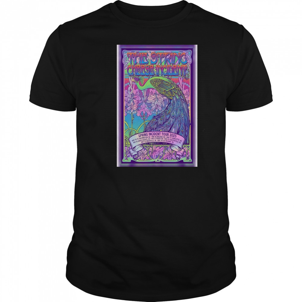 The String Cheese Incident Greenfield Lake Amphitheater Wilmington NC May 14-15 2025 Concert t-shirt The String Cheese Incident Greenfield Lake Amphitheater Wilmington NC May 14-15 2025 Concert t-shirt