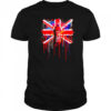 Union Jack Graphic spray paint shirt
